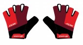 rukavice FORCE SECTOR gel, černo-červené L