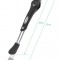 stojan FORCE LUX 24-28" Al pod rám+protikus, černý