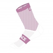 ponožky FORCE TRACE, růžovo-bílé S-M/36-41