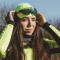 čepice pod přilbu FORCE SPLIT zateplená, fluo L-XL