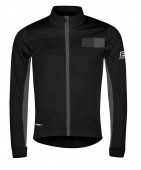 bunda F FROST softshell zimní, černo-šedá M