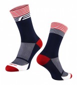 ponožky FORCE STREAK, modro-červené S-M/36-41