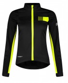 bunda F FROST LADY softshell zimní, černo-fluo XS