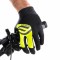 rukavice FORCE MTB POWER, černo-fluo XXL