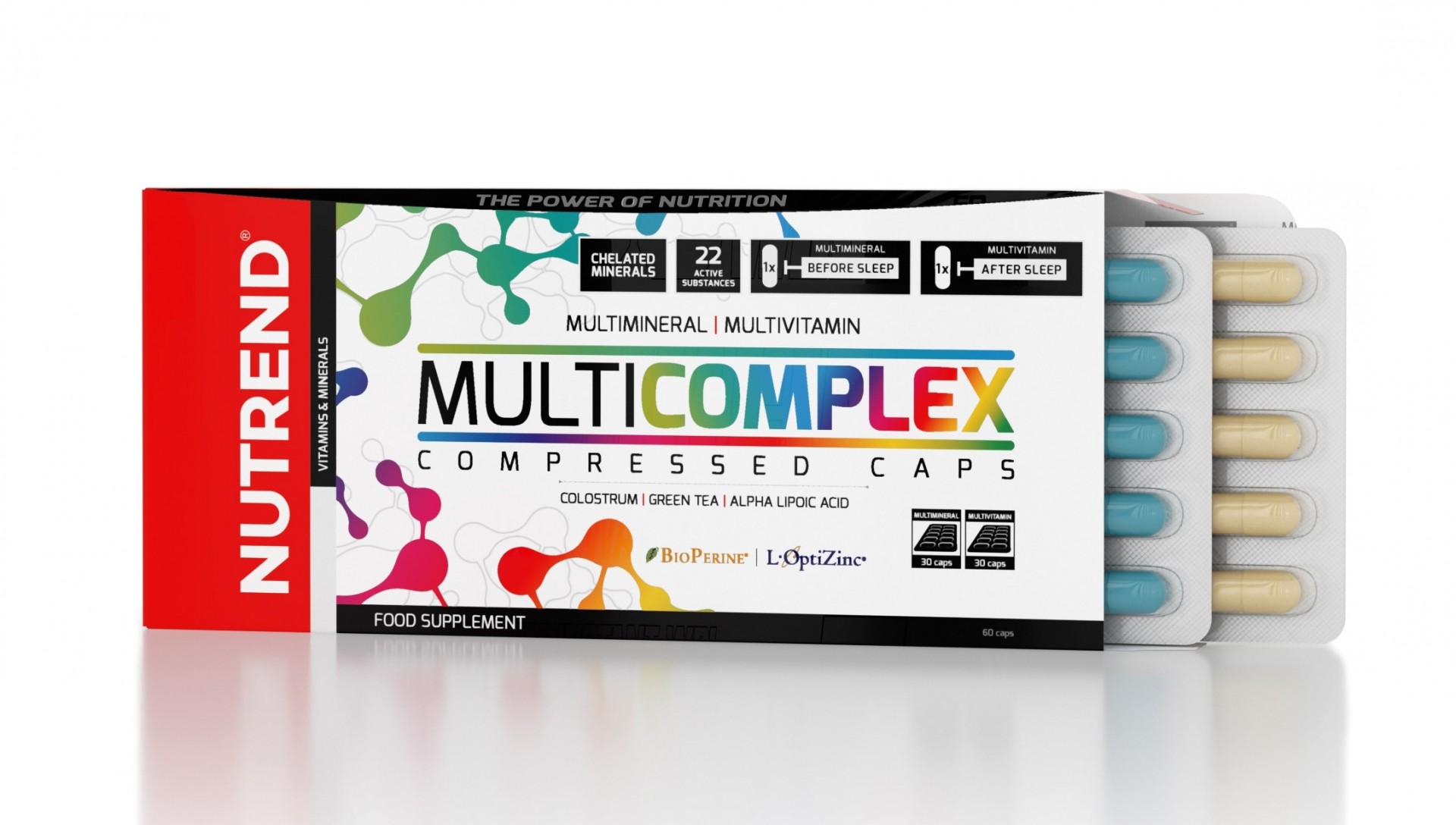 MULTICOMPLEX COMPRESSED CAPS, obsahuje 60 kapslí 